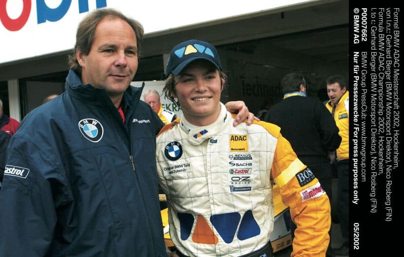 GERHARD BERGER NICO ROSBERG BMW 00