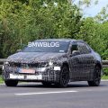 2026 BMW i3 Sedan NA0 prototype testing with production headlights