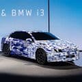 2026 BMW i3 Neue Klasse sedan inspired by the E30 3 Series with illuminated kidney grilles.