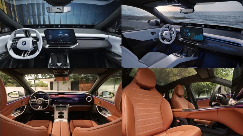 Mercedes-GLC vs BMW iX3 INTERIOR