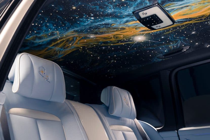 One-Off Rolls-Royce Cullinan Gets Hand-Painted Starry Headliner