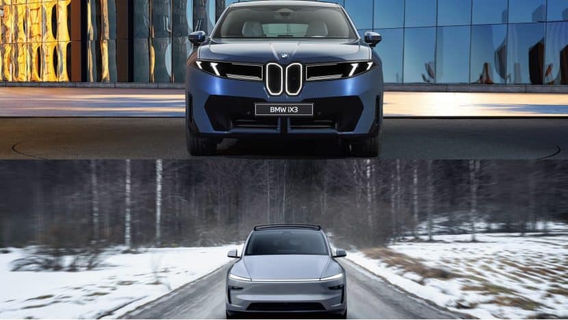 TESLA MODEL Y VS BMW IX3 FRONT