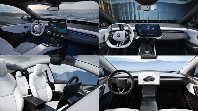 TESLA MODEL Y VS BMW IX3 INTERIOR