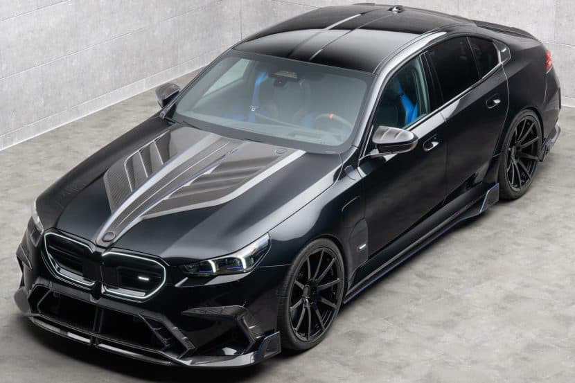Sinister BMW M5 By Mansory Gets Triple Exhaust Tips