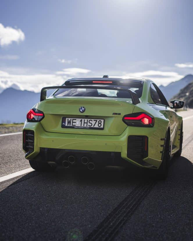 BMW M2 WITH M PERFORMANCE PARTS 14 BMW M2 WITH M PERFORMANCE PARTS racing wing