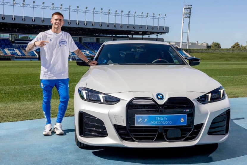 Franco Mastantuono gets a BMW i4 M60