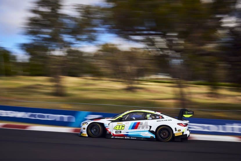 BMW M4 GT3 NO 46 VALENTINO ROSSI 00 BMW M4 GT3 NO 46 VALENTINO ROSSI racing at 12H of Bathurst