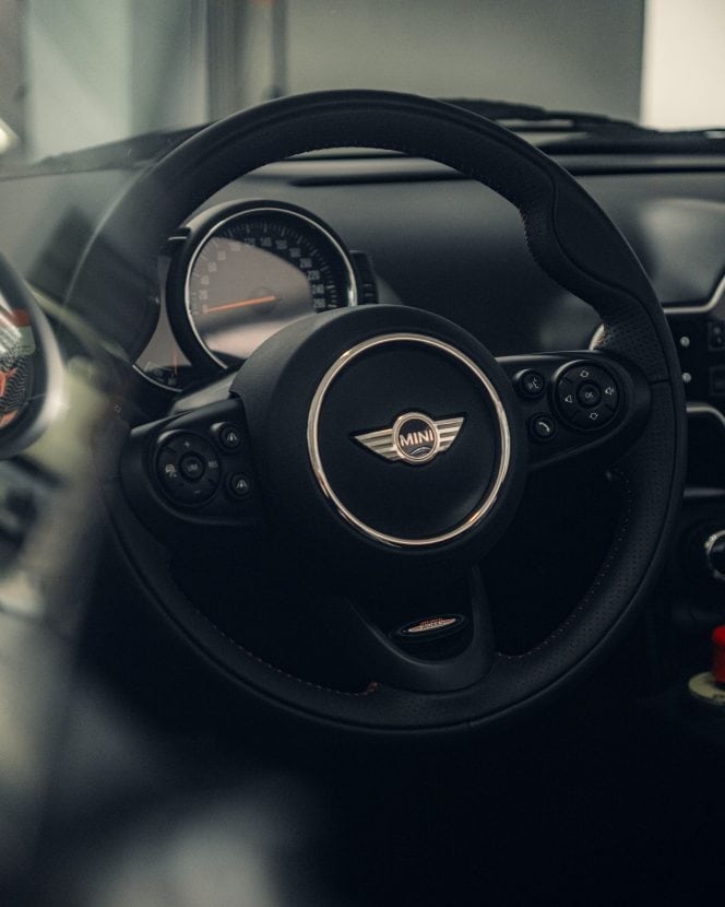 MINI SUPERLEGGERA GOLD COLOR steering wheel