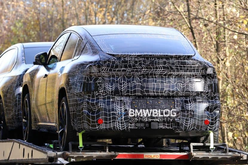 2027 BMW IX4 02 2027 BMW IX4 spy photos rear end