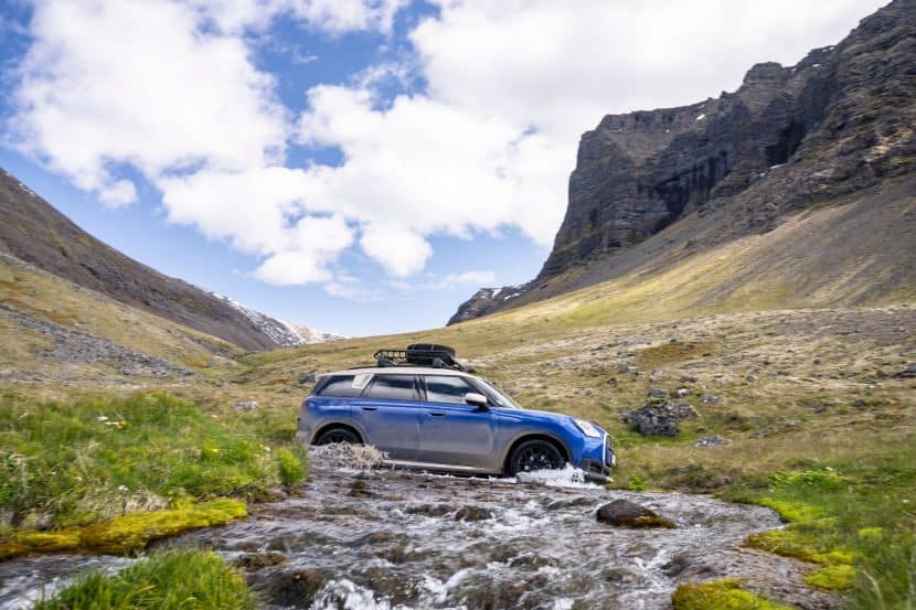 Electric MINI Countryman Embarks On Road Trip To Iceland
