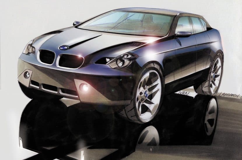 BMW X7 SKETCHES DESIGNWORKS 01 BMW X7 SKETCHES DESIGNWORKS 01