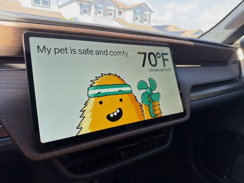 PET COMFORT MODE RIVIAN 00 PET COMFORT MODE RIVIAN