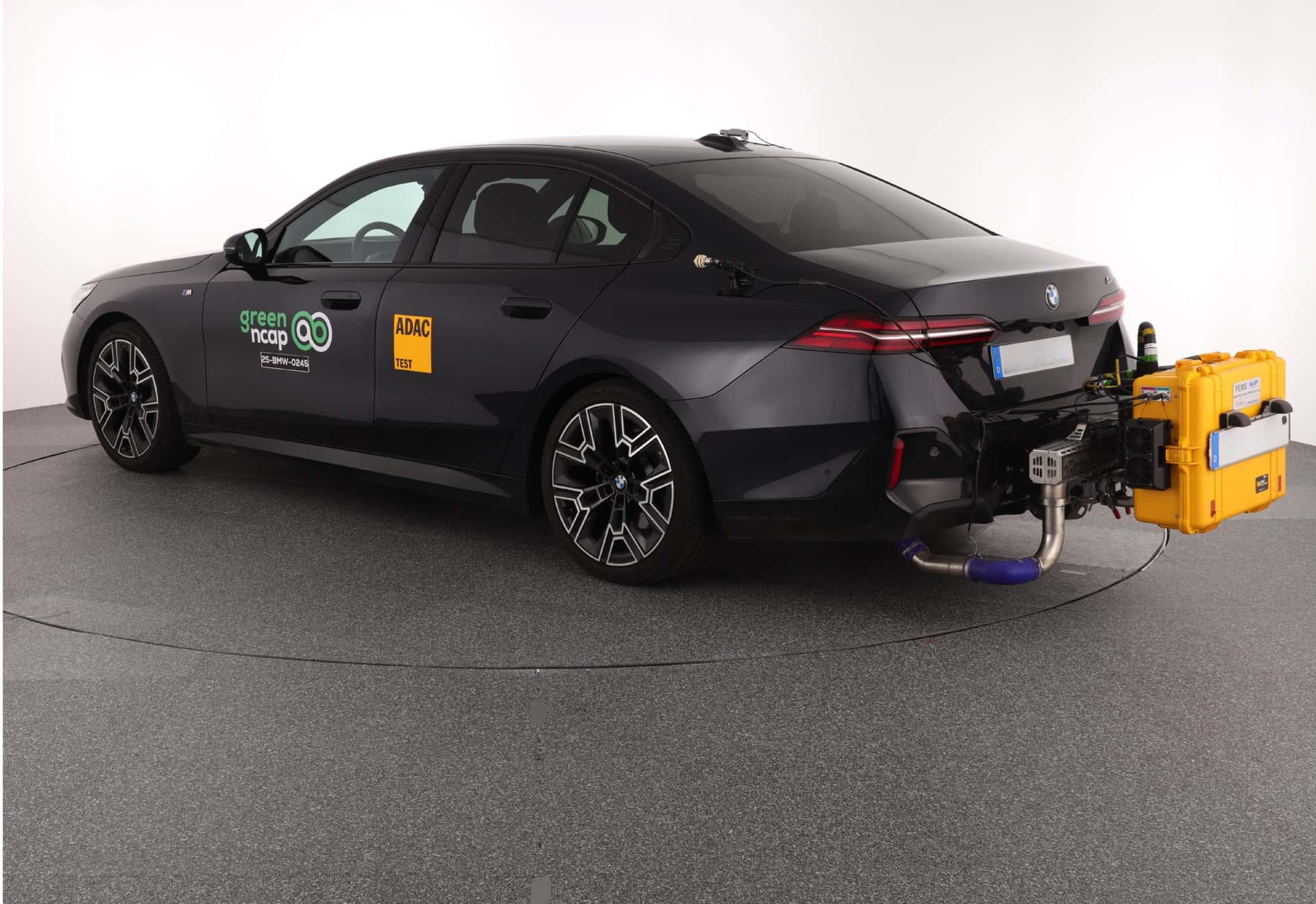 BMW 5 Series G60 Green NCAP emissions testing results