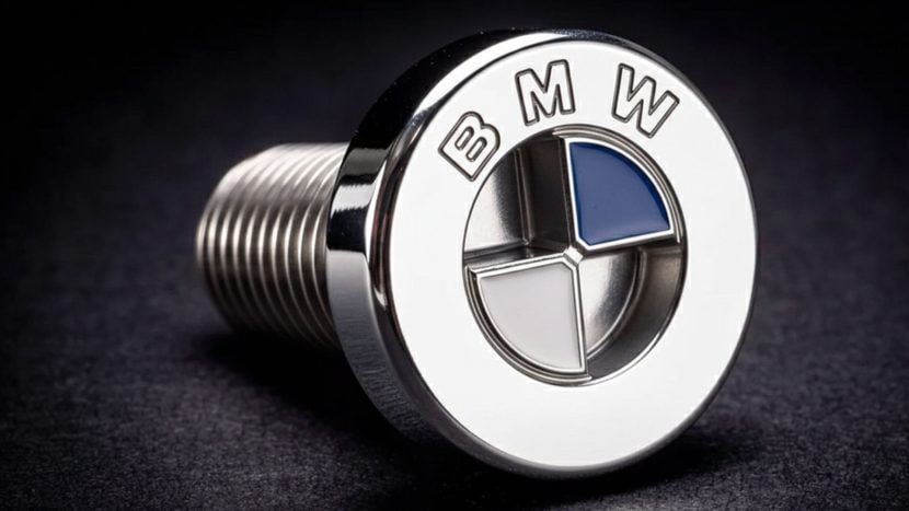 BMW roundel logo referenced in patented screw head design