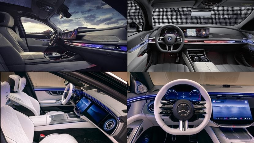 27 MERCEDES S CLASS VS 7ER INTERIOR
