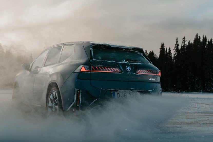 We Tested the BMW iX3 Drifting on Frozen Swedish Lakes