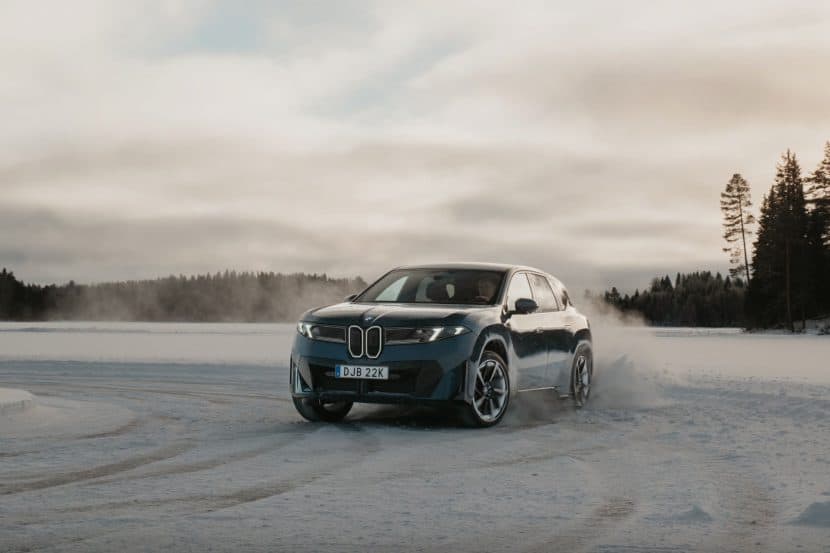 2026 BMW IX3 SNOW DRIVING 58