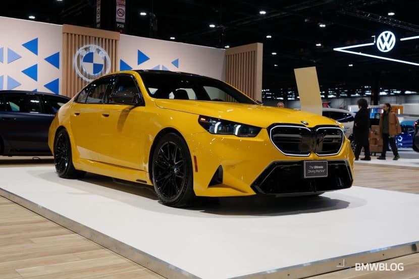 BMW M5 Speed Yellow Races Into 2026 Chicago Auto Show