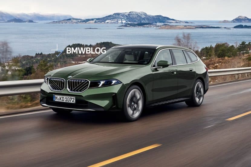 2027 BMW 5 Series Rendering Adds A Neue Klasse Touch To The Base Model