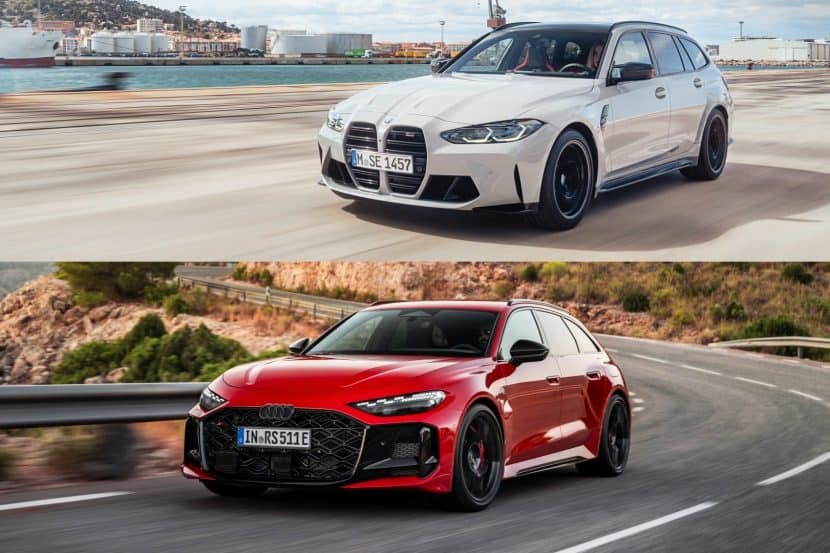 New Audi RS 5 vs BMW M3 Photo Comparison: 630-HP Hybrid Takes On the G80