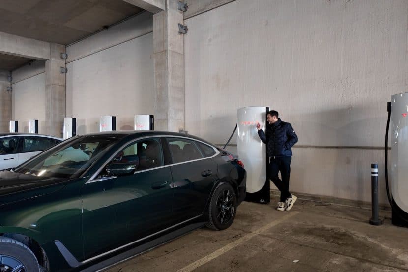 How to Charge Your BMW at a Tesla Supercharger - Video