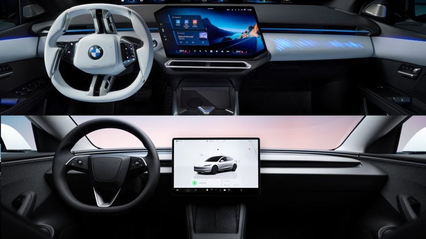 I3 VS MODEL 3 INTERIOR