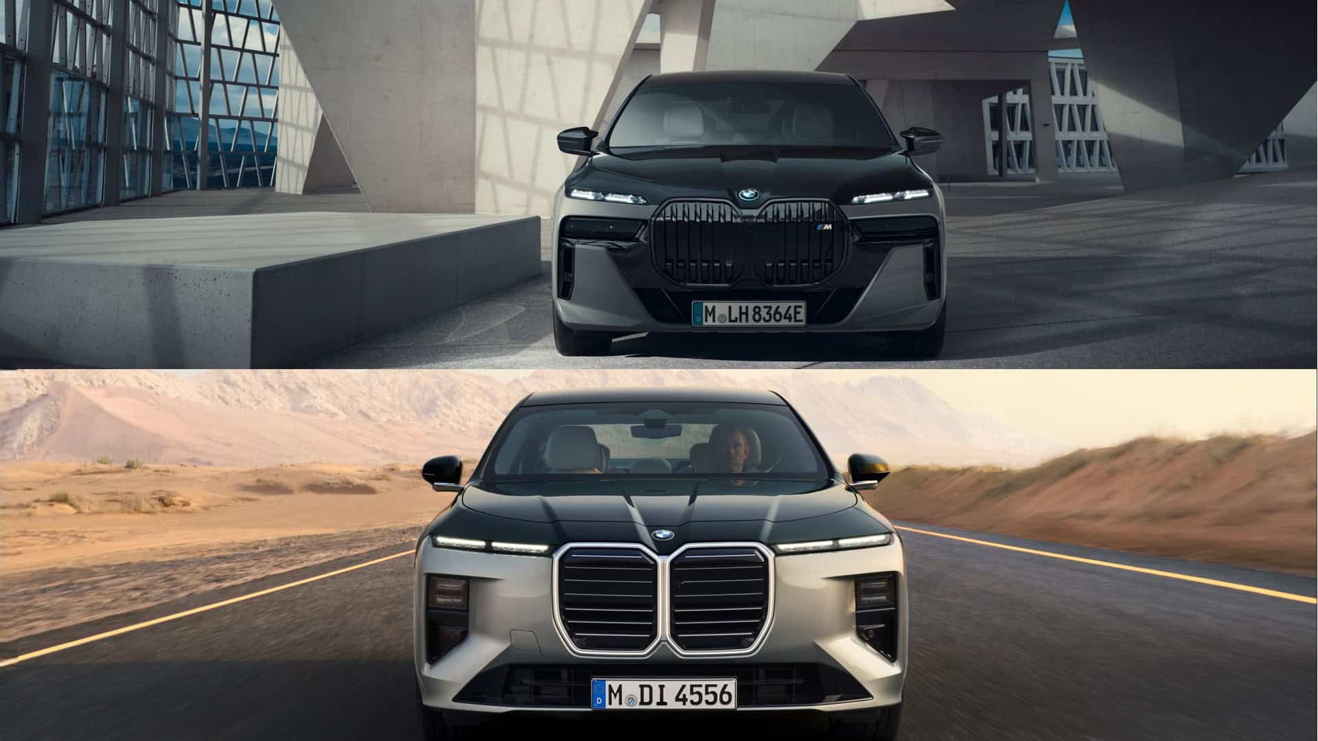 LCI 7ER VS 7ER FRONT