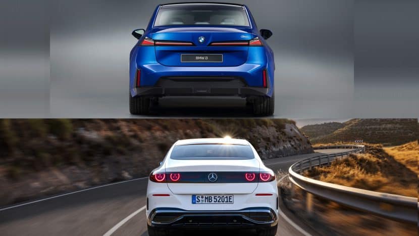 I3 VS E C CLASS REAR