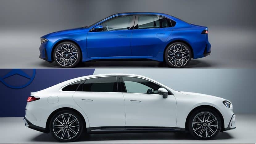 I3 VS E C CLASS SIDE