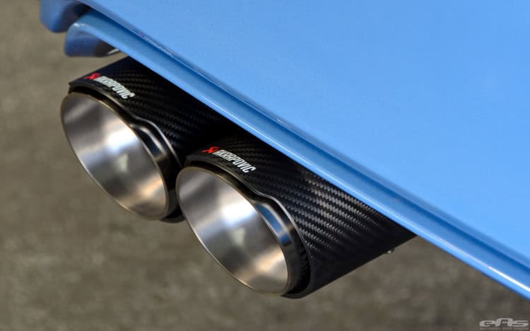 Akrapovic Exhaust And KW HAS Installed On Yas Marina Blue M4 Image 26