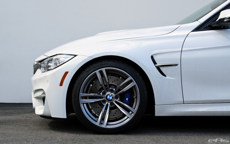Alpine White BMW F80 M3 Gets Low And Wide