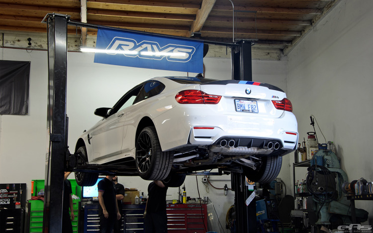 Alpine White F82 M4 Featured In BMW NA SEMA Booth