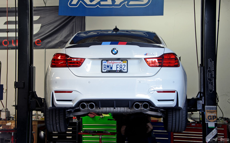 Alpine White F82 M4 Featured In BMW NA SEMA Booth
