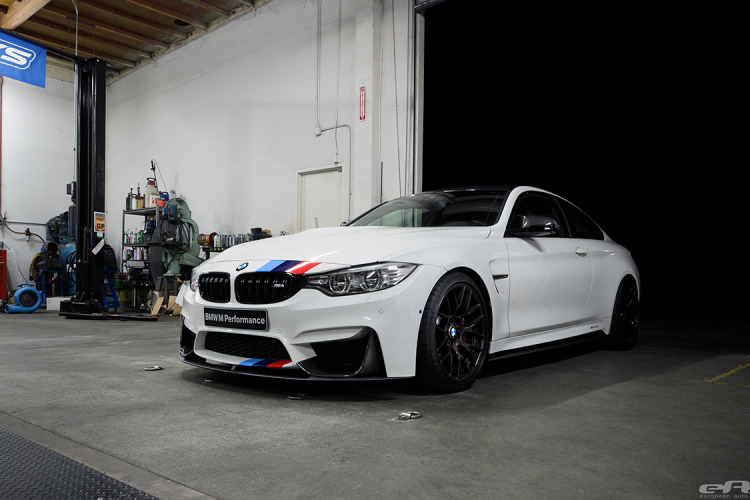 Alpine White F82 M4 Featured at BMW SEMA booth