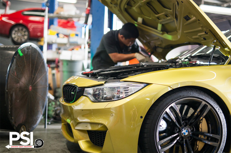 Austin Yellow BMW F80 M3 By PSI