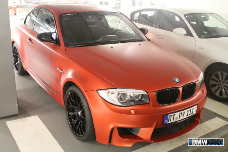 BMW 1M in Frozen Valencia Orange