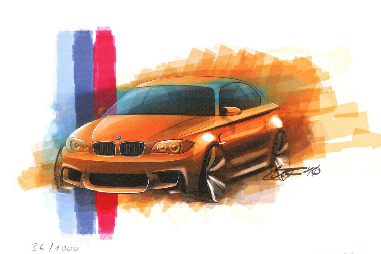 BMW 1M Design Sketch: A Gift For BMWBLOG