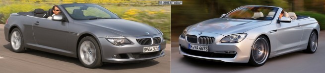 BMW-6er-Cabrio-E64-F12-Vergleich-Front-schraeg