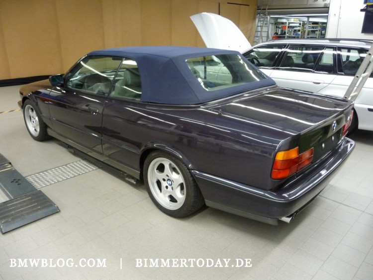 The E34 M5 Convertible one-off with a soft roof