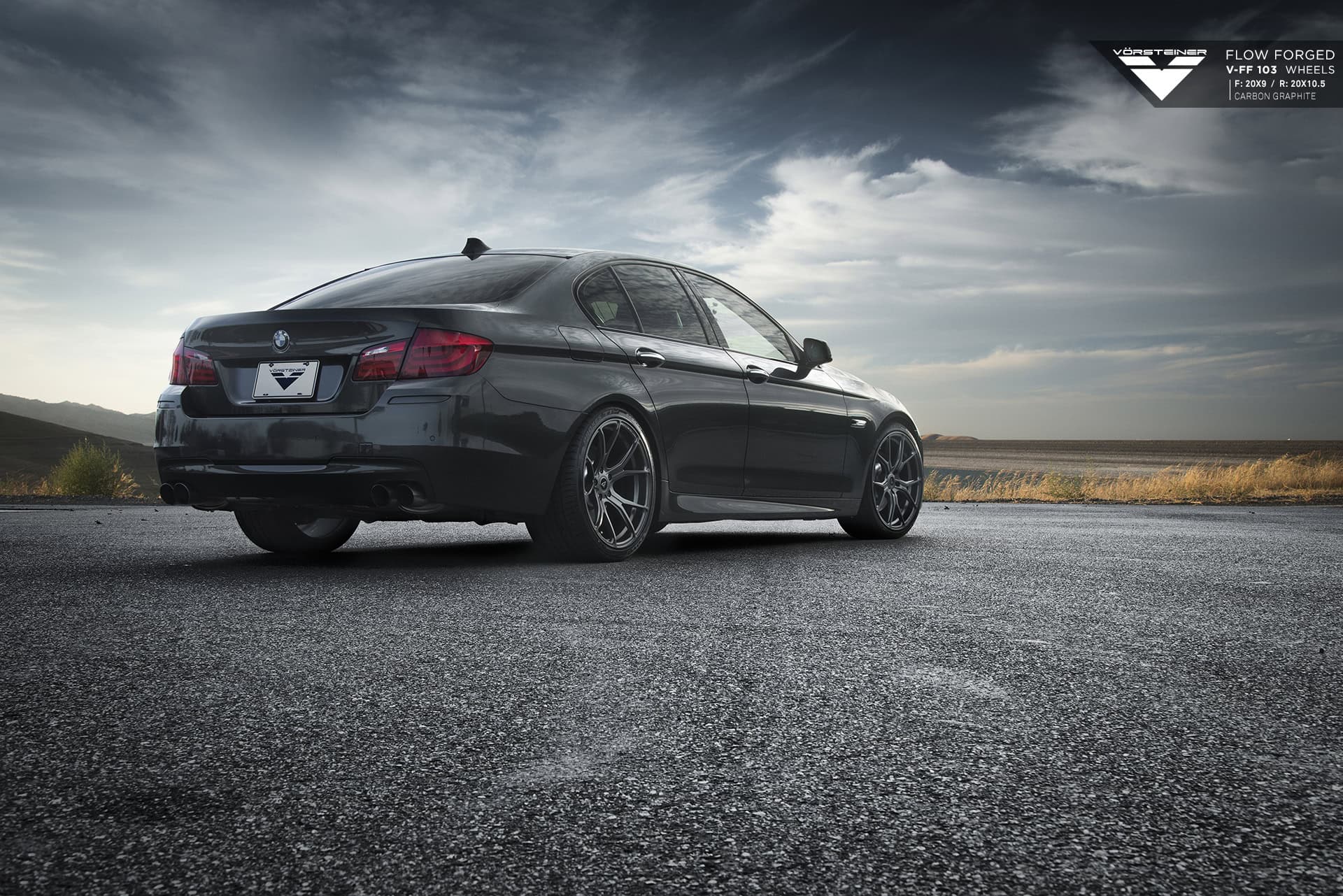 BMW F10 5 Series On Vorsteiner FlowForged Wheels
