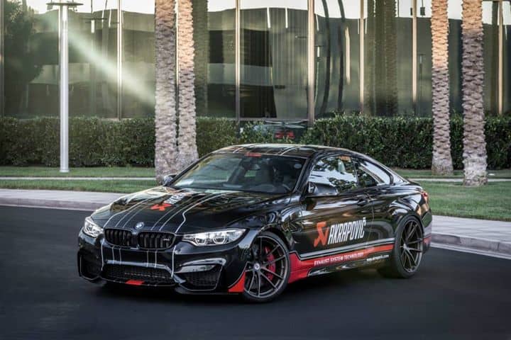 BMW F82 M3 With An Akrapovic Exhaust System
