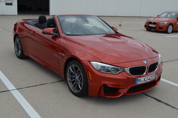BMW M4 Convertible in Sakhir Orange