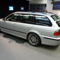 The three quarter view of the BMW M5 Touring E39