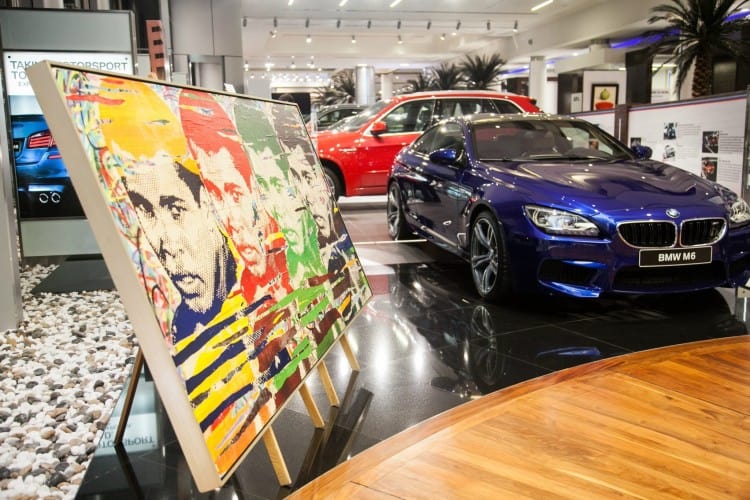 BMW 6 Series Gran Coupe painted like a BMW Art Car