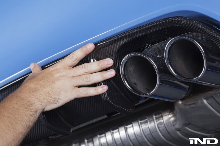 BMW Performance F8X M4 diffuser Installation By IND
