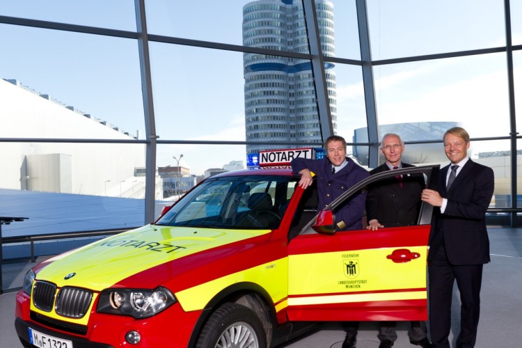 Munich emergency medical fleet gets the previous BMW X3