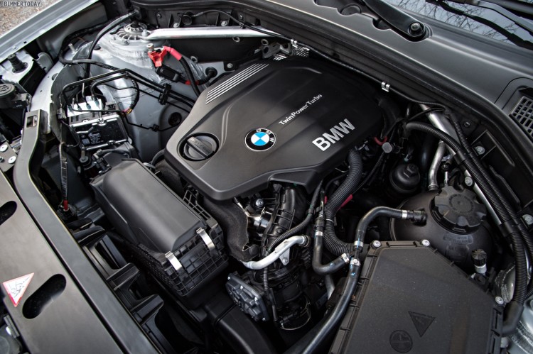 BMW B47 engine in the BMW X3 F25 