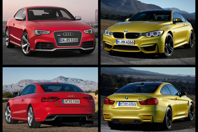 Photo Comparison: BMW M4 vs Audi RS5