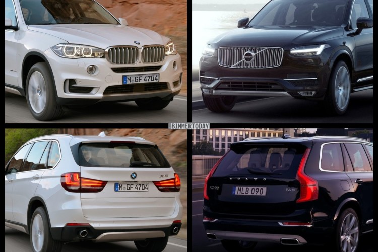 Volvo XC90 vs BMW X5 – Comparison
