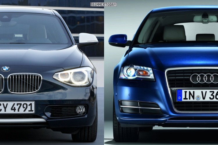 Photo Comparison: 2012 BMW 1 Series vs. Audi A3